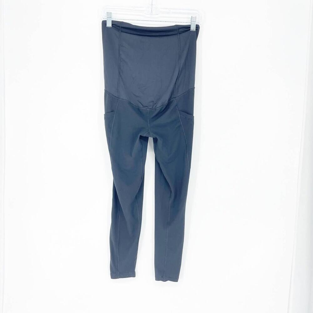 Isabel Maternity Black Pocket Legging Size Small